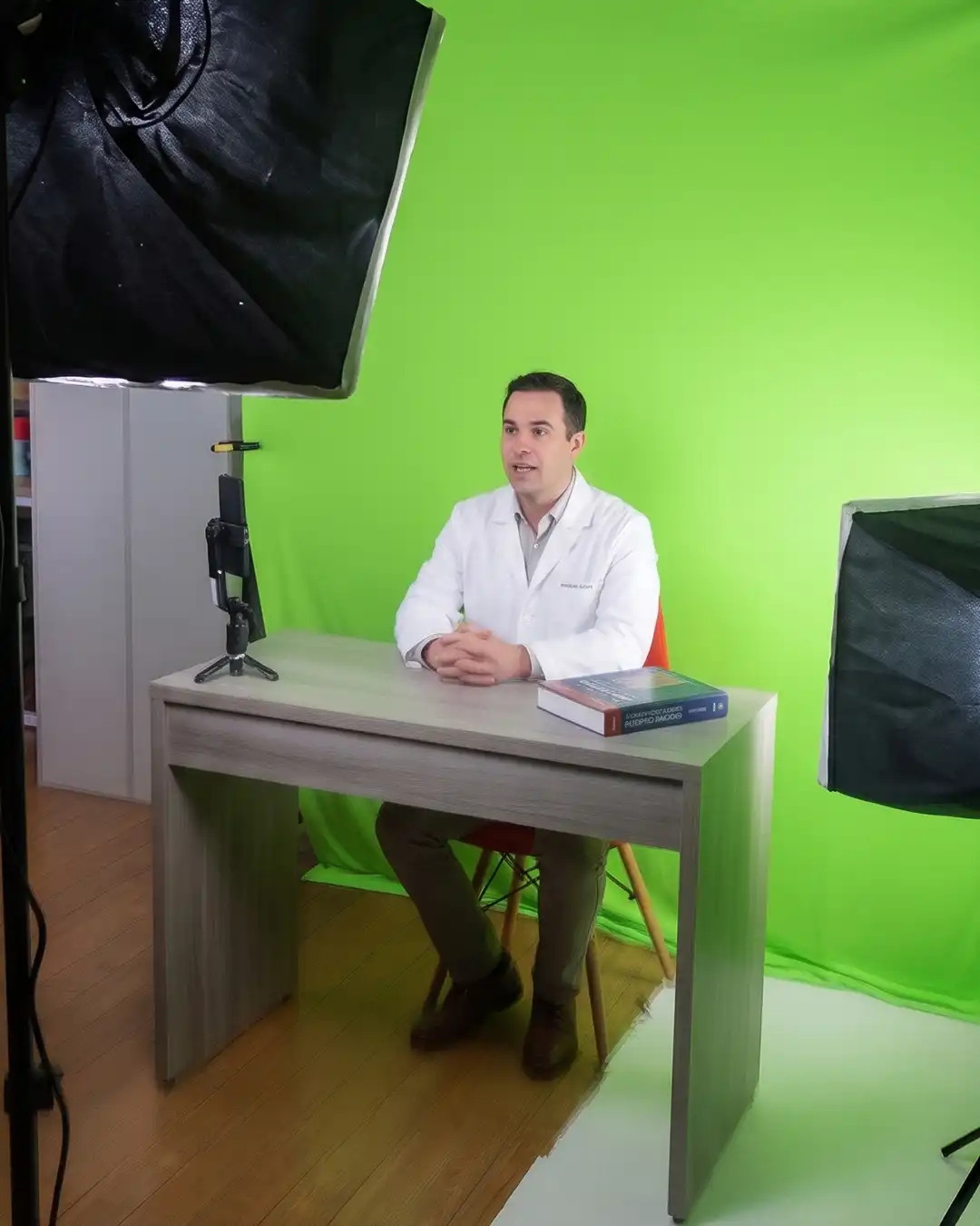 Gravação de vídeo vertical no GF Studio